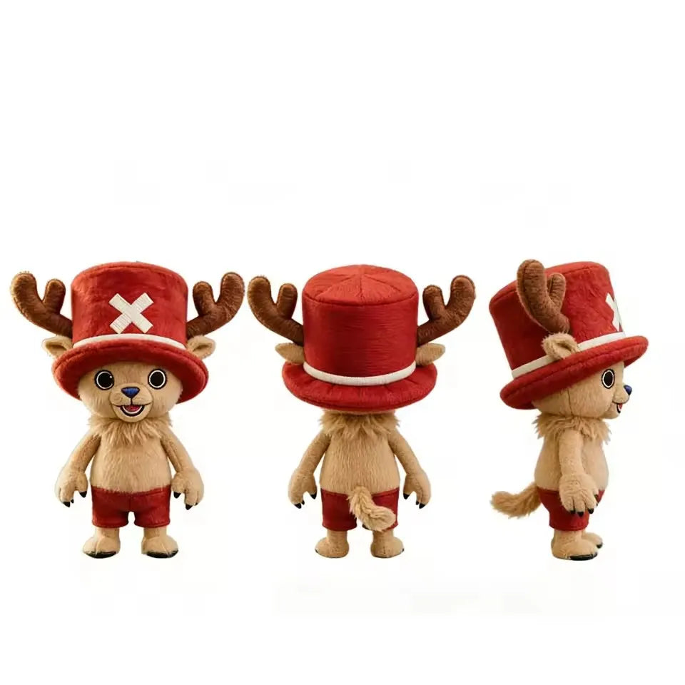 Peluche Chopper con gorro — One Piece 20 cm