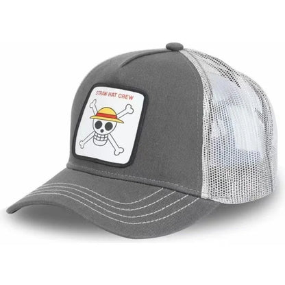 Gorra One Piece — Luffy, Zoro y Mugiwara