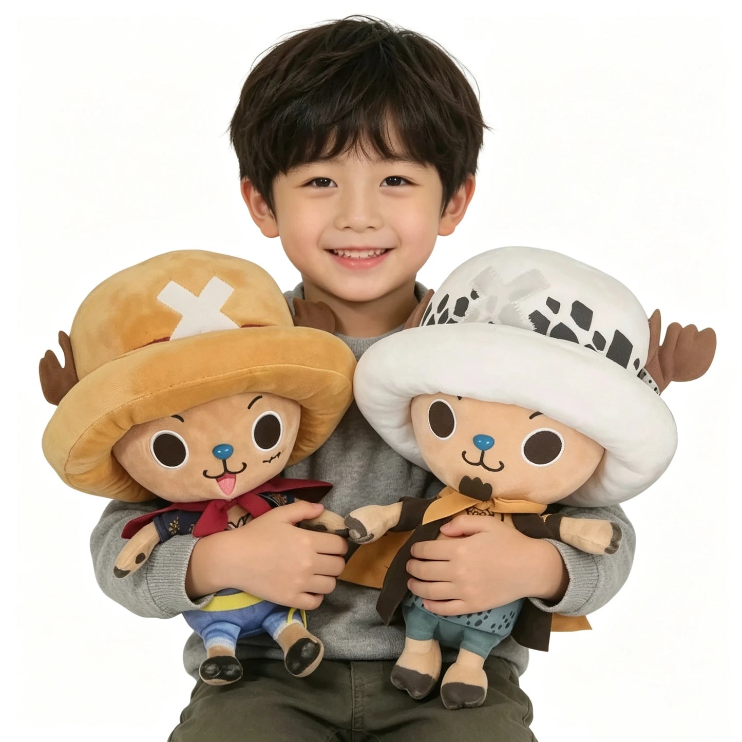 Peluche One Piece — Luffy, Zoro, Chopper, Ace o Law (20-25 cm)