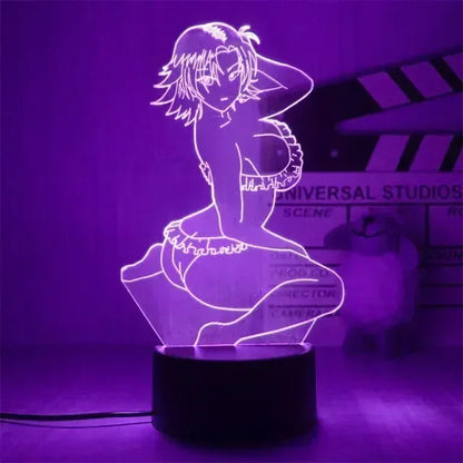 Lámpara LED 3D One Piece — 16 colores + mando