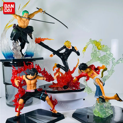 Figura One Piece — Ace, Luffy, Zoro o Sanji