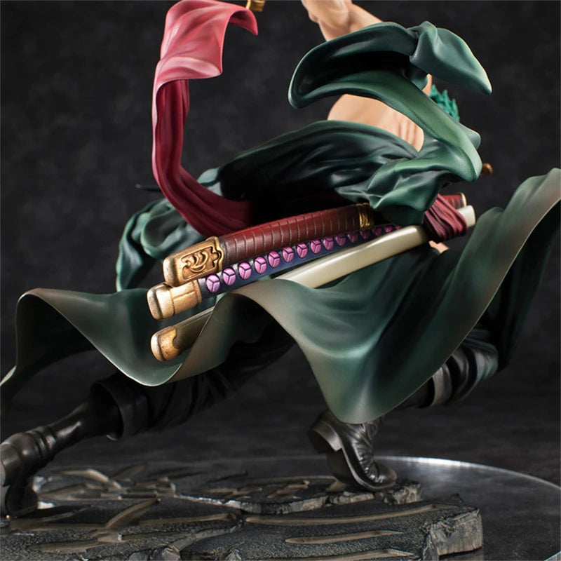 Figura Roronoa Zoro Three-Blade — One Piece 10 cm