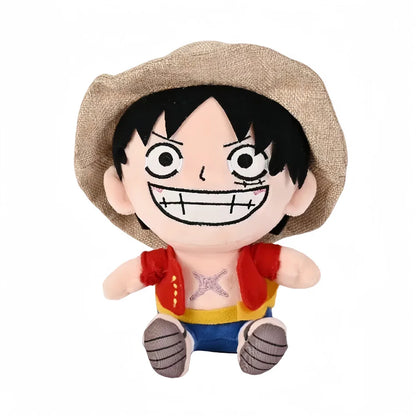 Peluche One Piece — Luffy, Zoro, Chopper, Ace o Law (20-25 cm)