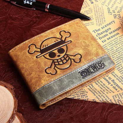 Cartera One Piece — Luffy, Zoro y Ace