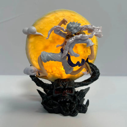 Figura Luffy Gear 5 Blanco — One Piece 14 cm