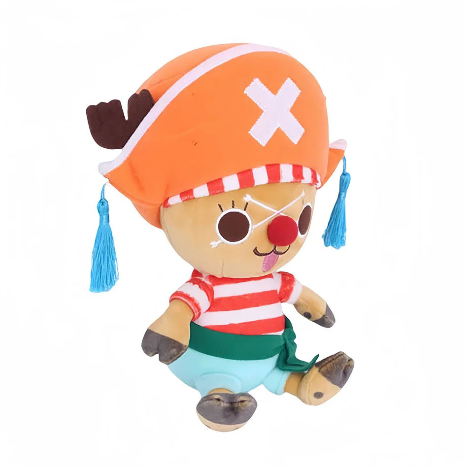 Peluche One Piece — Luffy, Zoro, Chopper, Ace o Law (20-25 cm)