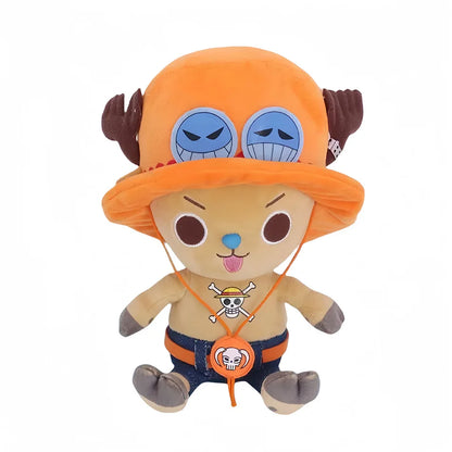 Peluche One Piece — Luffy, Zoro, Chopper, Ace o Law (20-25 cm)