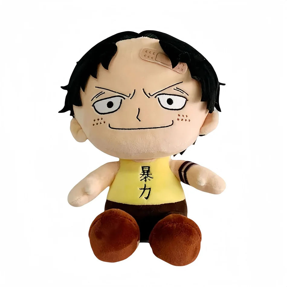 Peluche One Piece — Luffy, Zoro, Chopper, Ace o Law (20-25 cm)