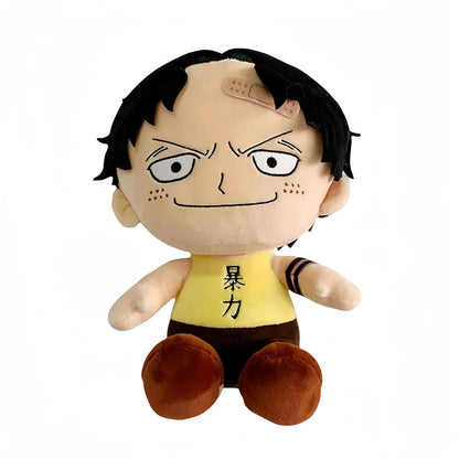 Peluche One Piece — Luffy, Zoro, Chopper, Ace o Law (20-25 cm)