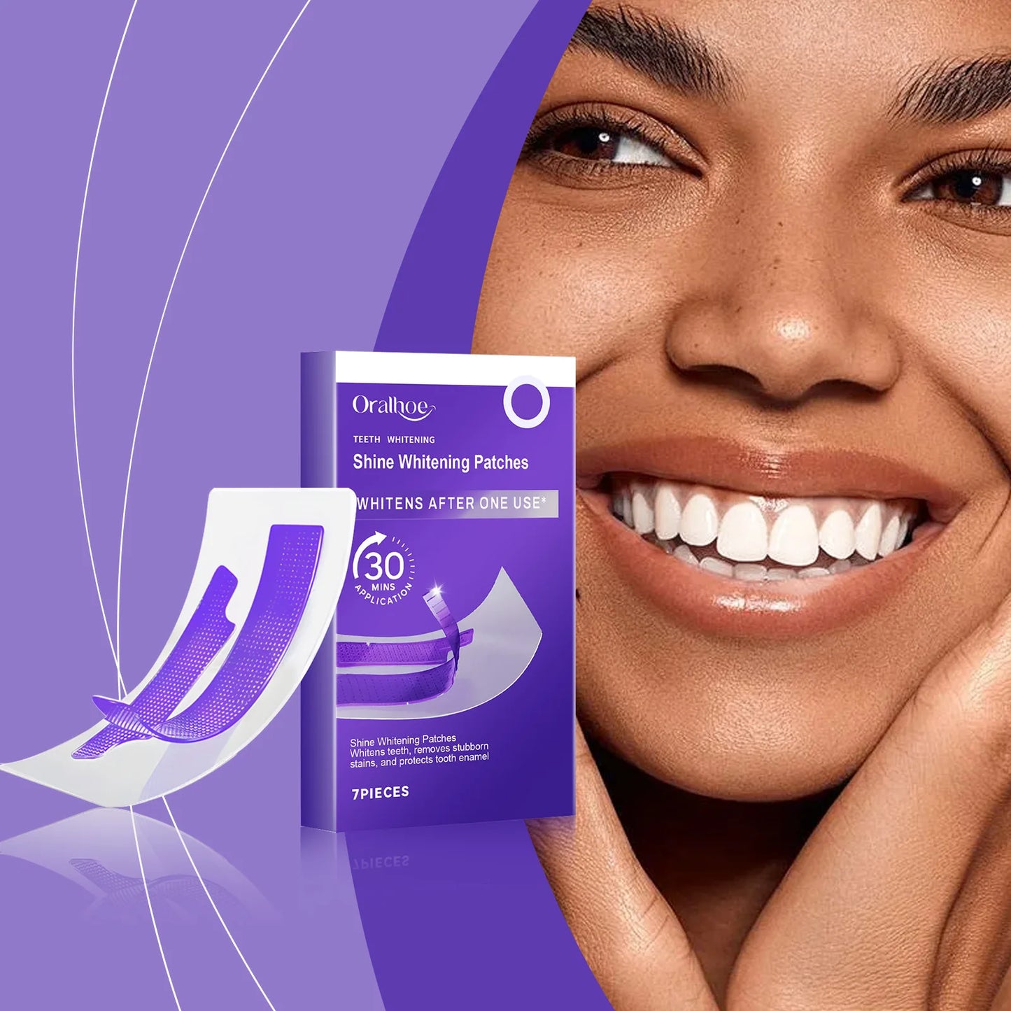 Whitening Strips — Dazzling smile in 30 min