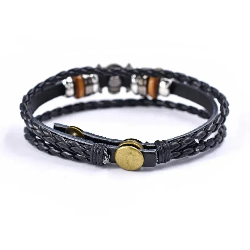 Pulsera One Piece — Cuero PU (Mugiwara)