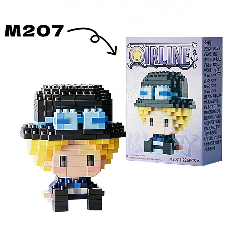 Set de bloques One Piece — Mini figura para montar
