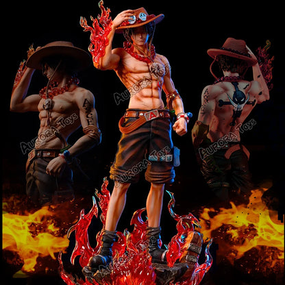 Figura Portgas D. Ace — One Piece 24 cm