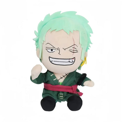 Peluche One Piece — Luffy, Zoro, Chopper, Ace o Law (20-25 cm)