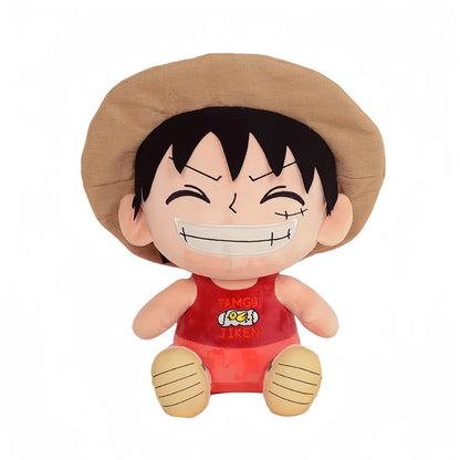 Peluche One Piece — Luffy, Zoro, Chopper, Ace o Law (20-25 cm)
