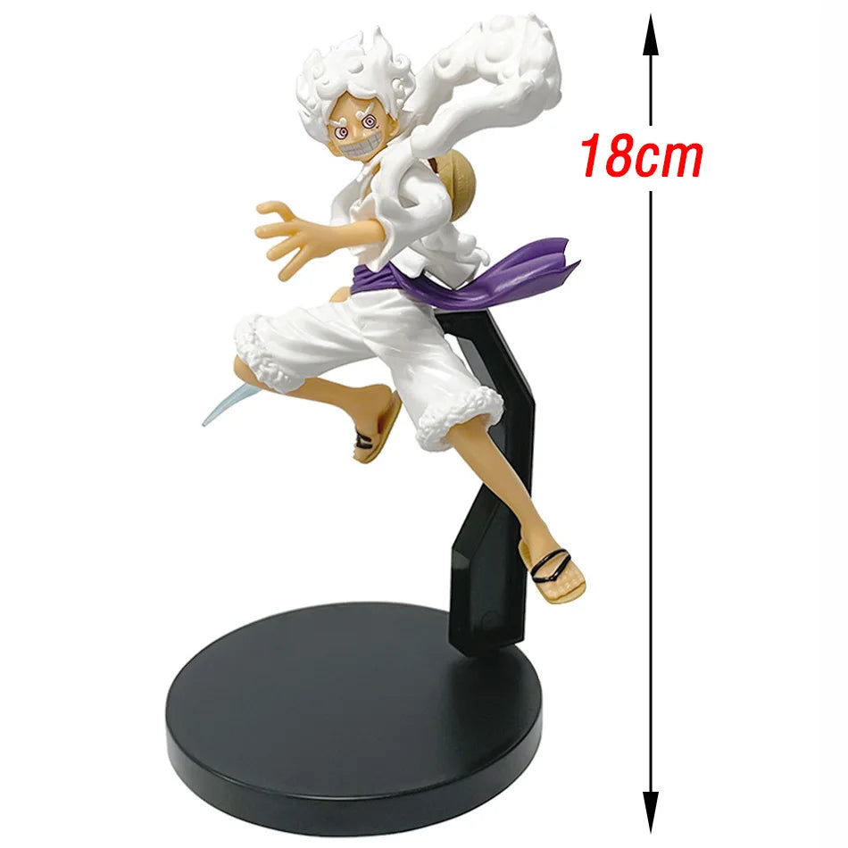 Figura Luffy Gear 5 Nika — One Piece 18 cm