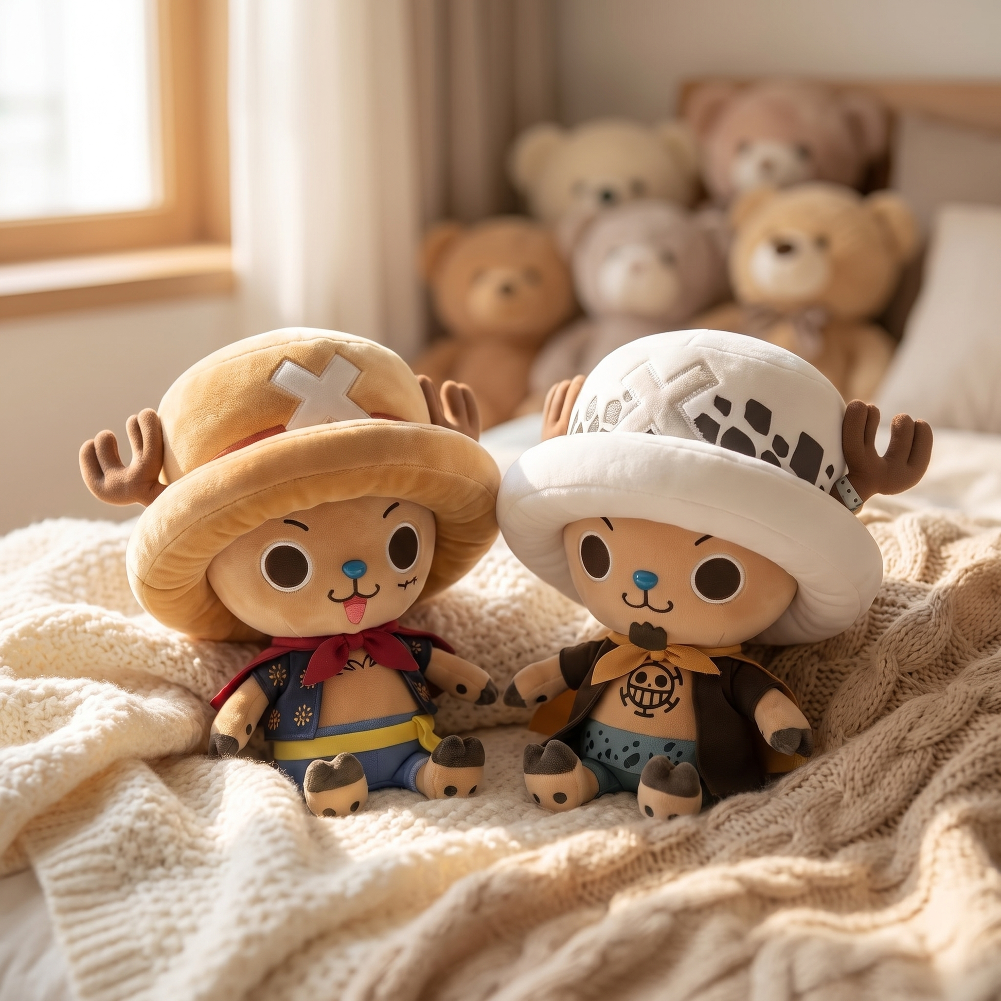 Peluche One Piece ambientado