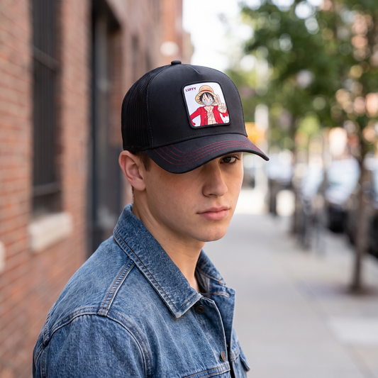 Gorra One Piece puesta